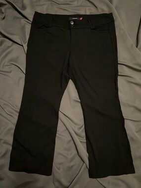 torrid Black Wide Leg Stretch Pants